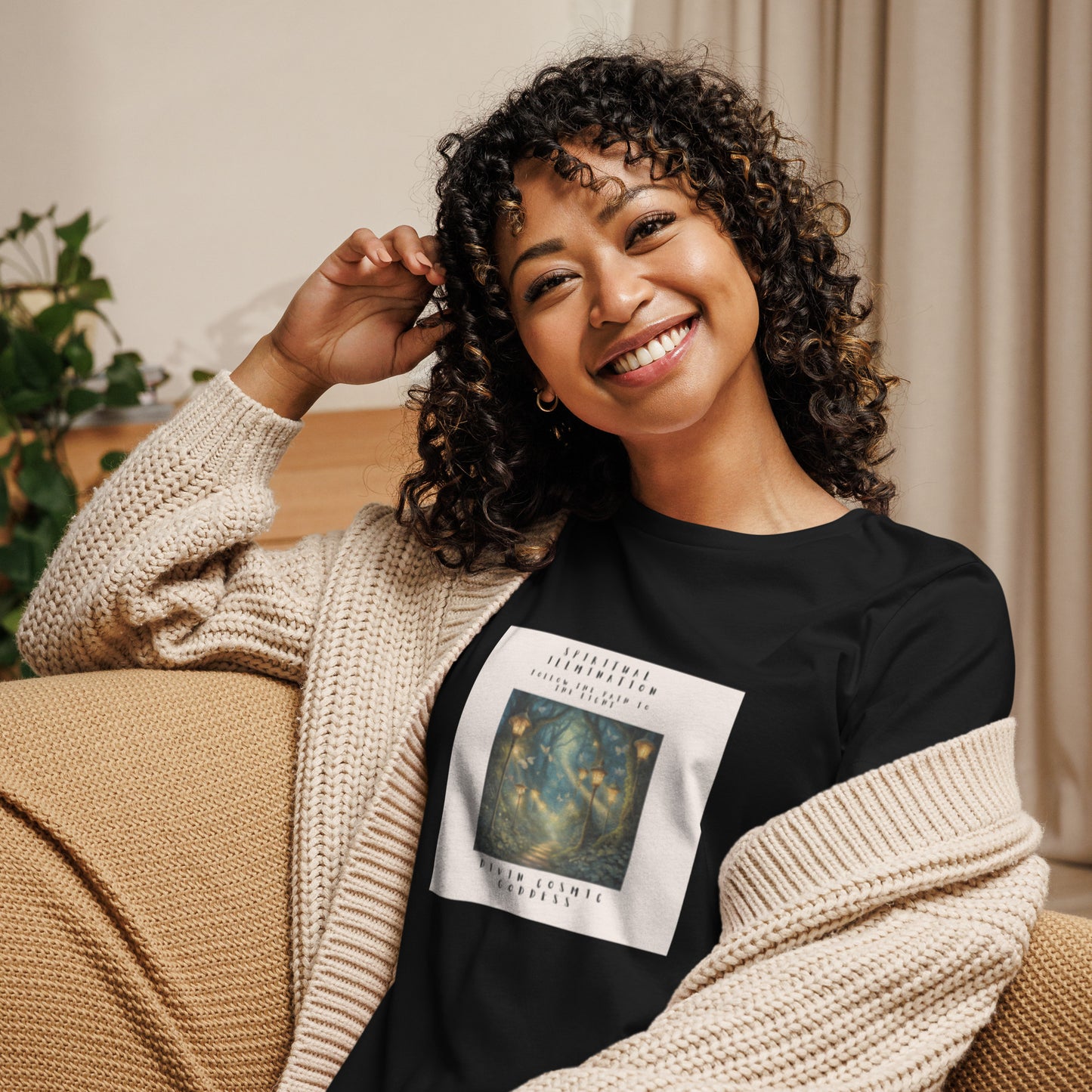 Spiritual Illumination - soft and sustainable t-shirt