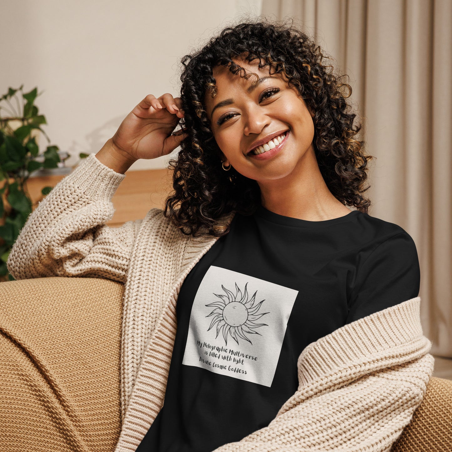 My Holographic Multiverse - soft and sustainable 100% cotton t-shirt
