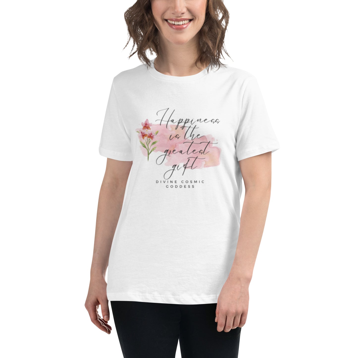 Happiness is the Greatest Gift - soft and sustainable t-shirt