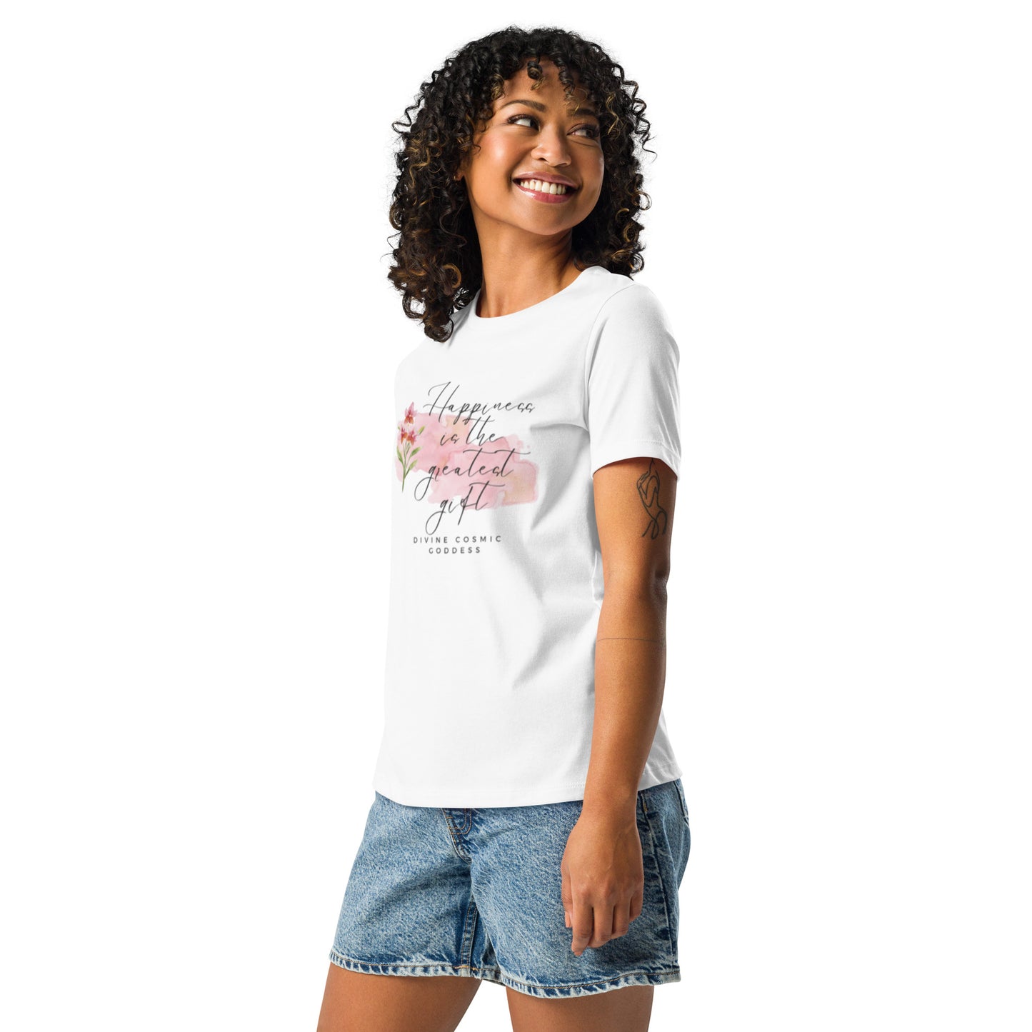 Happiness is the Greatest Gift - soft and sustainable t-shirt