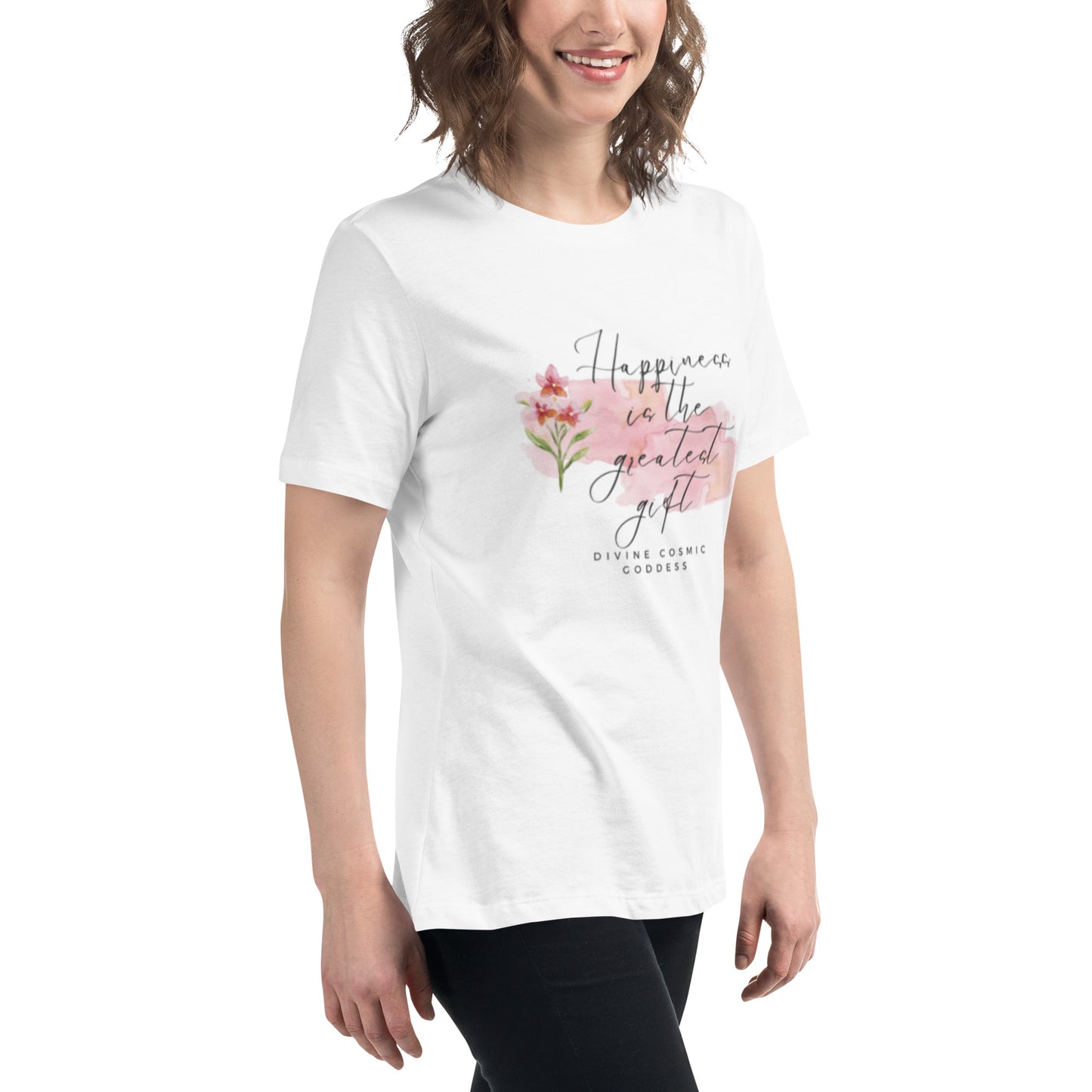 Happiness is the Greatest Gift - soft and sustainable t-shirt