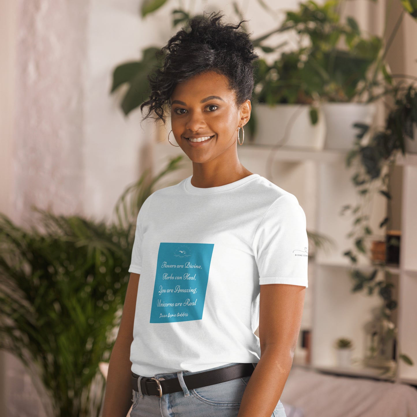 Flowers are Divine - soft and sustainable t-shirt