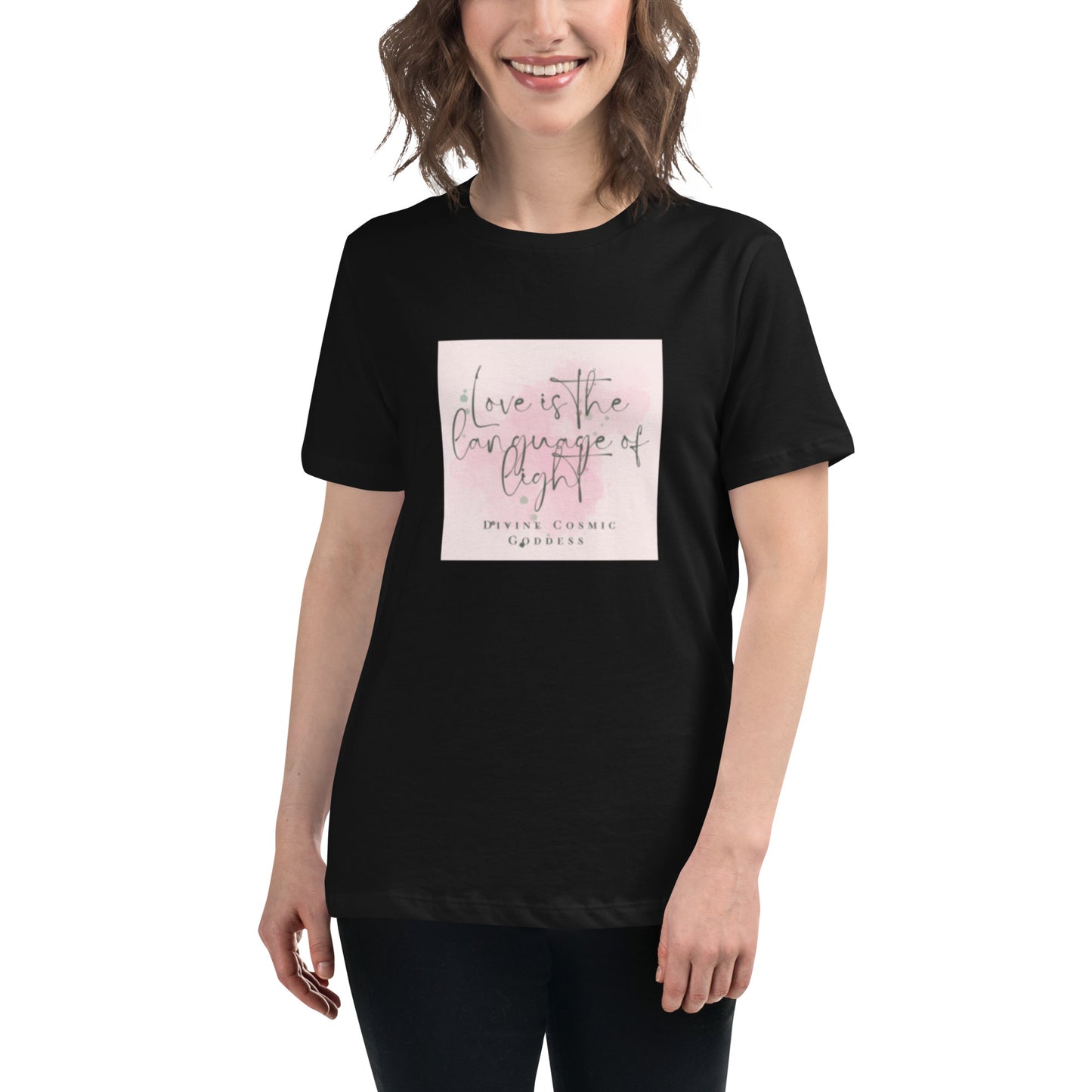 Love is the Language of Light - soft and sustainable t-shirt