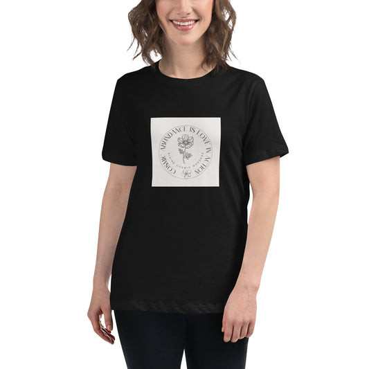 Abundance is Love in Action - soft and sustainable t-shirt